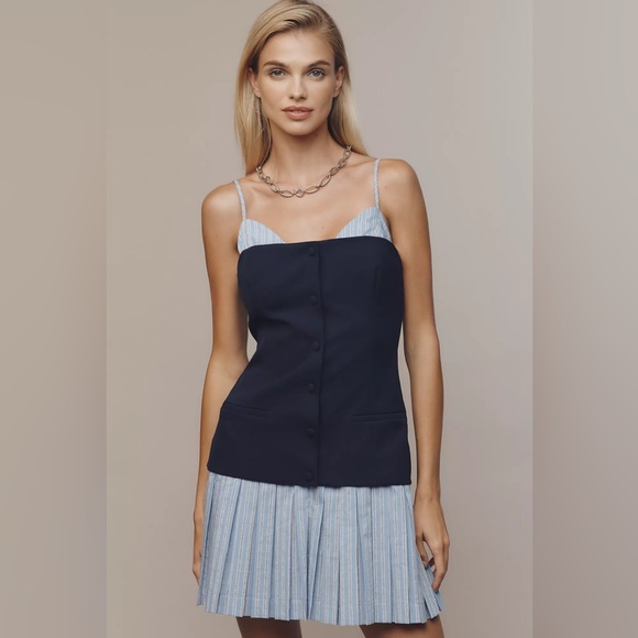 Anthropologie Dresses & Skirts - Anthropology | Maeve Sleeveless Peekaboo Twofer Mini Dress